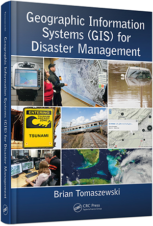 Book cover of GIS for Disaster Management book.