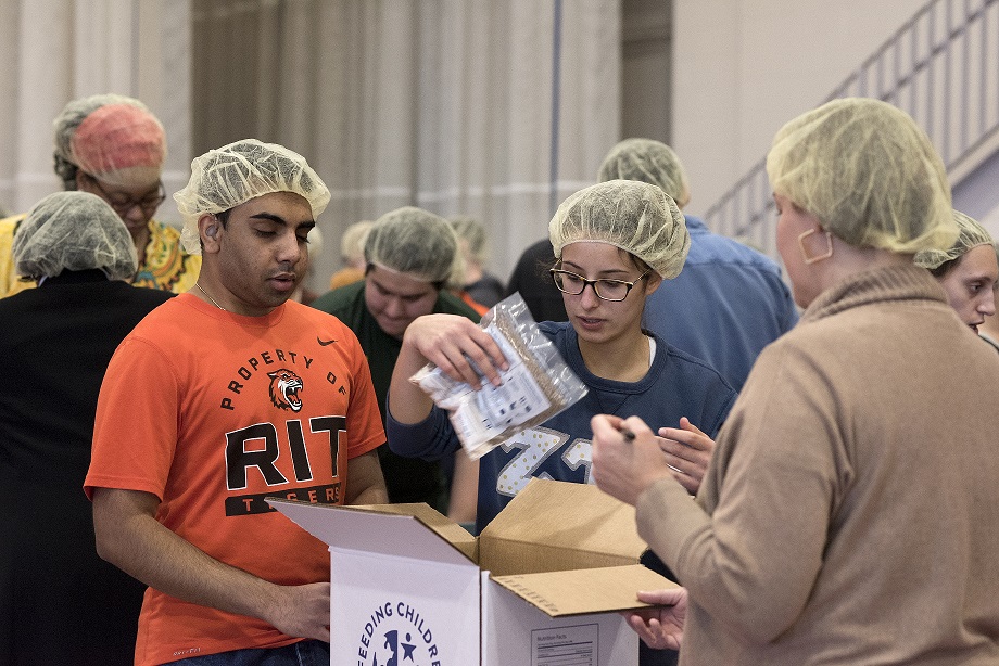Students working in CLCE