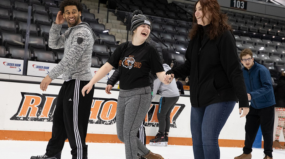 Students Ice skating
