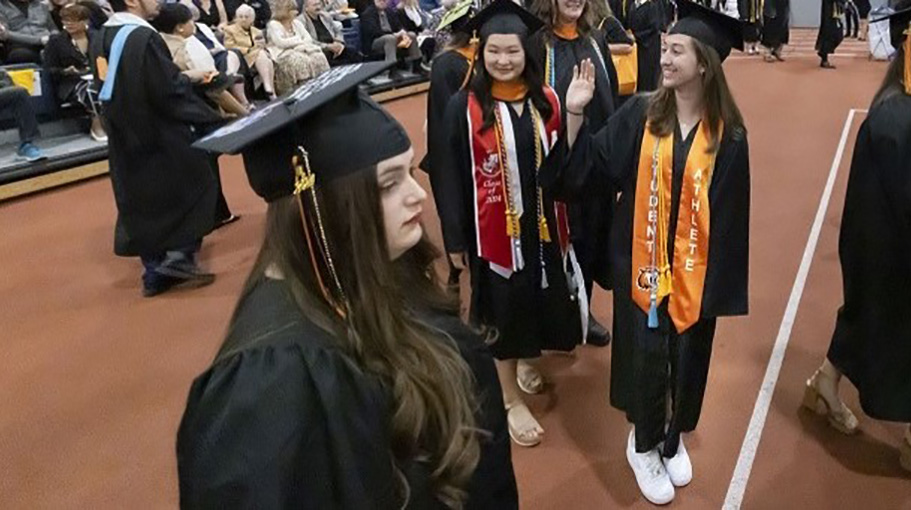 Graduates at Convocation