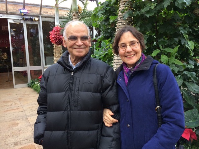 Marilu MS '78 and VV Raman
