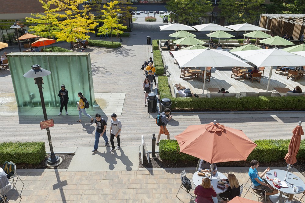 Aerial View of Global Village