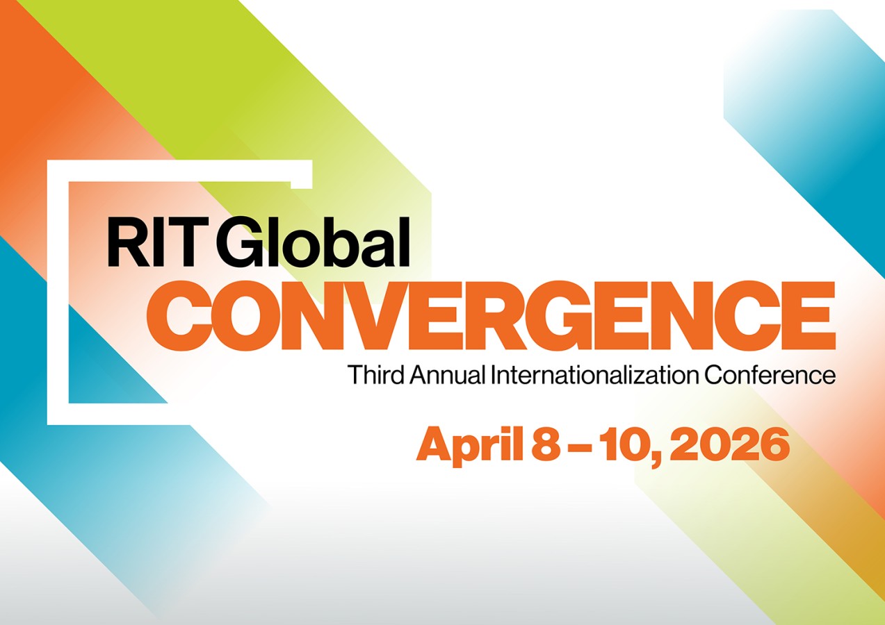 Colorful sign that reads Global Convergence