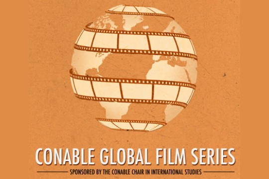 Logo for "Conable Global Film Series"