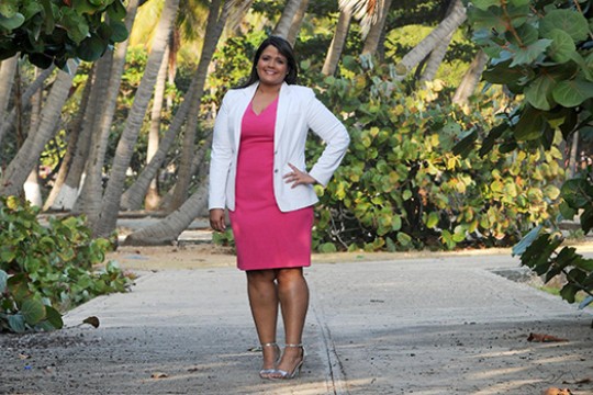 Person posing for camera