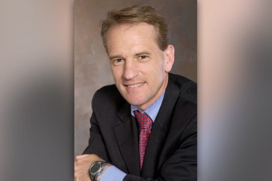 Professor posing for camera