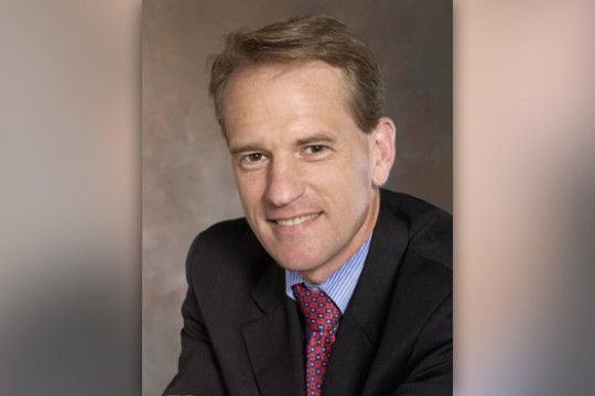 Professor posing for camera