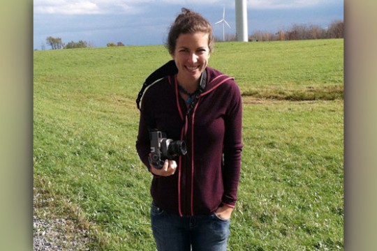 Person posing for camera