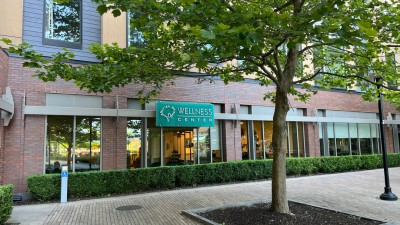 Outside facade of the wellness center 