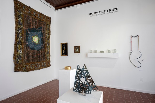 a sculpture in a gallery.