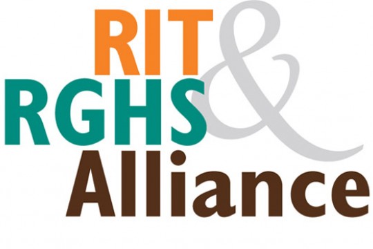 Logo for "RIT-RGHS Alliance"