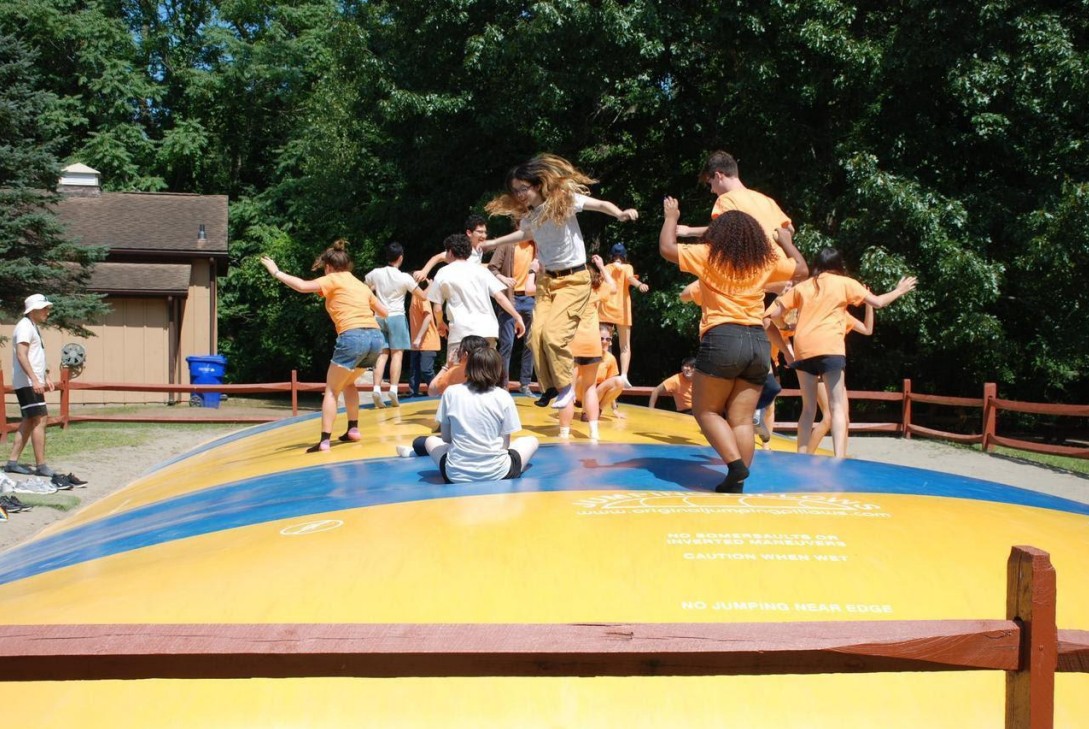 Students having fun at Camp arrowhead