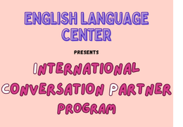 International Conversation Partner poster
