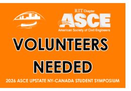 Image with text that says ASCE Upstate NY-Canada Student Symposium