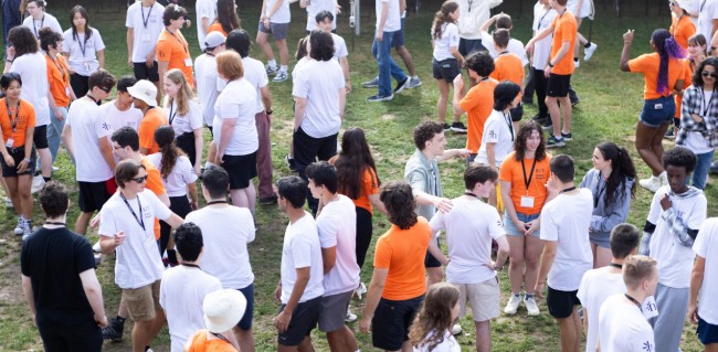 Students at Honors Orientation 2025