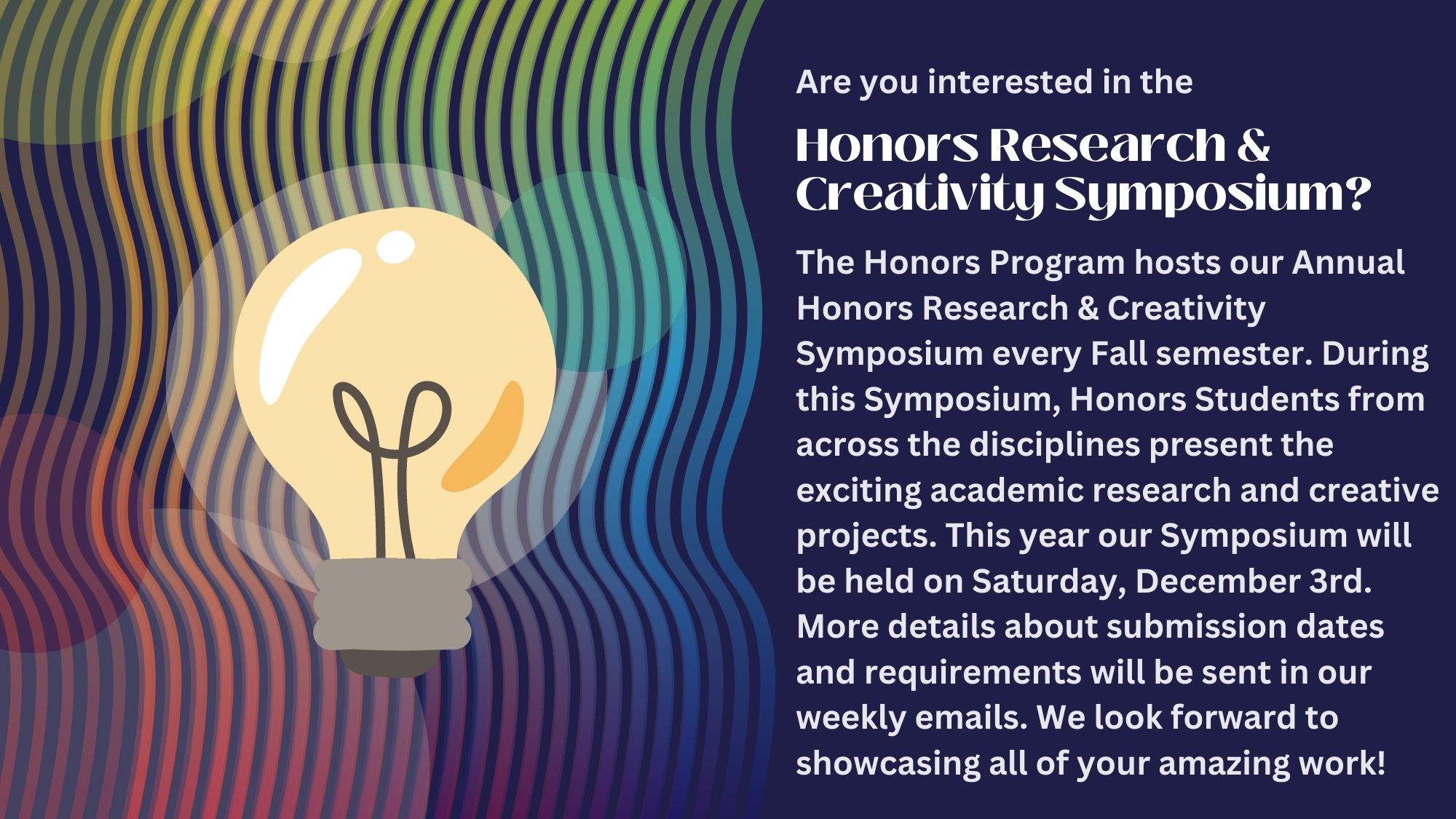 Honors Research and Creativity Symposium