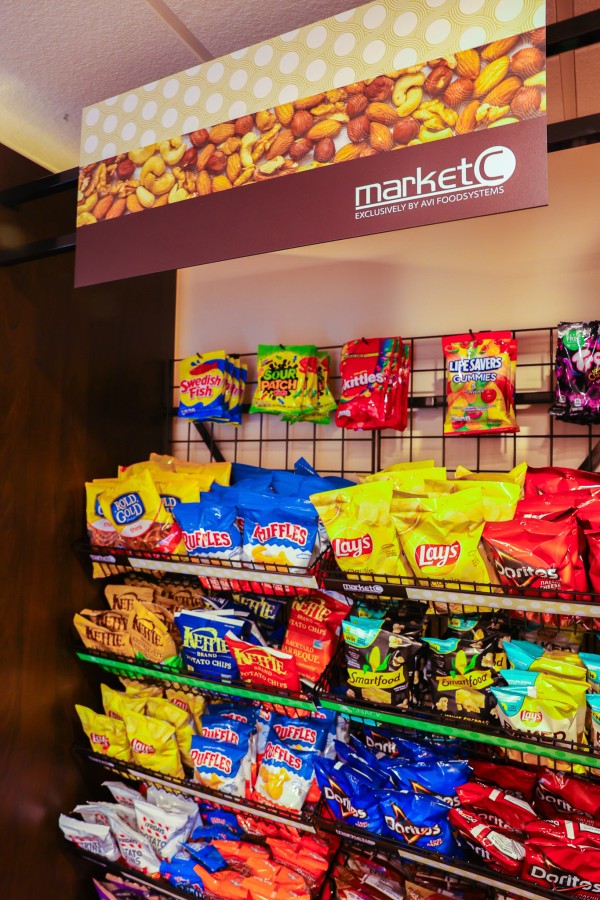 food display in the market