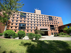 high rise brick building