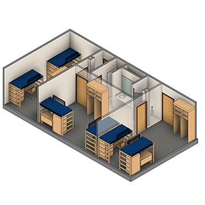 3D rendering of room