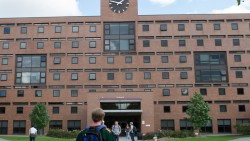 high rise brick building, Gleason Hall