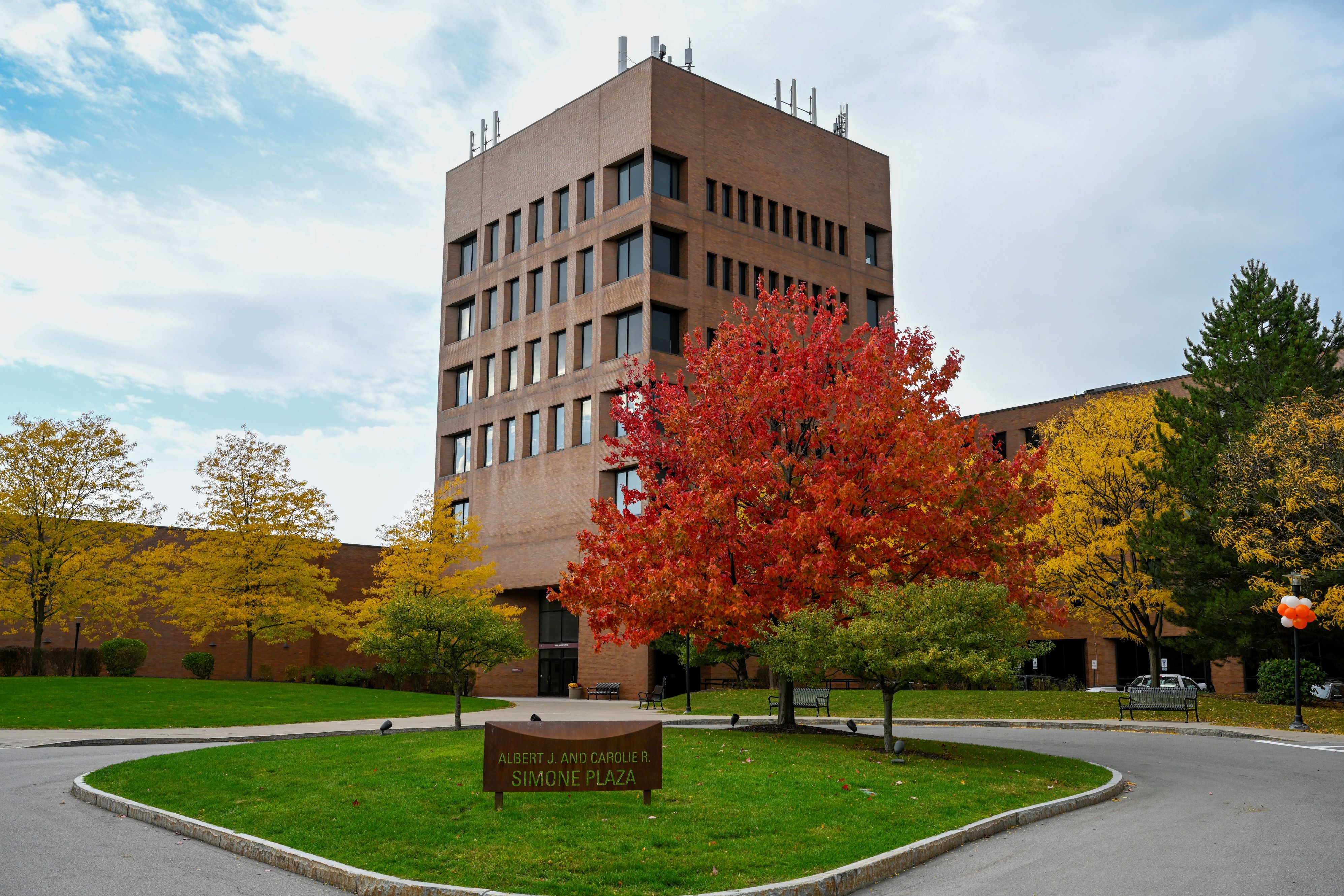 Eastman Building from the Simone Plaza