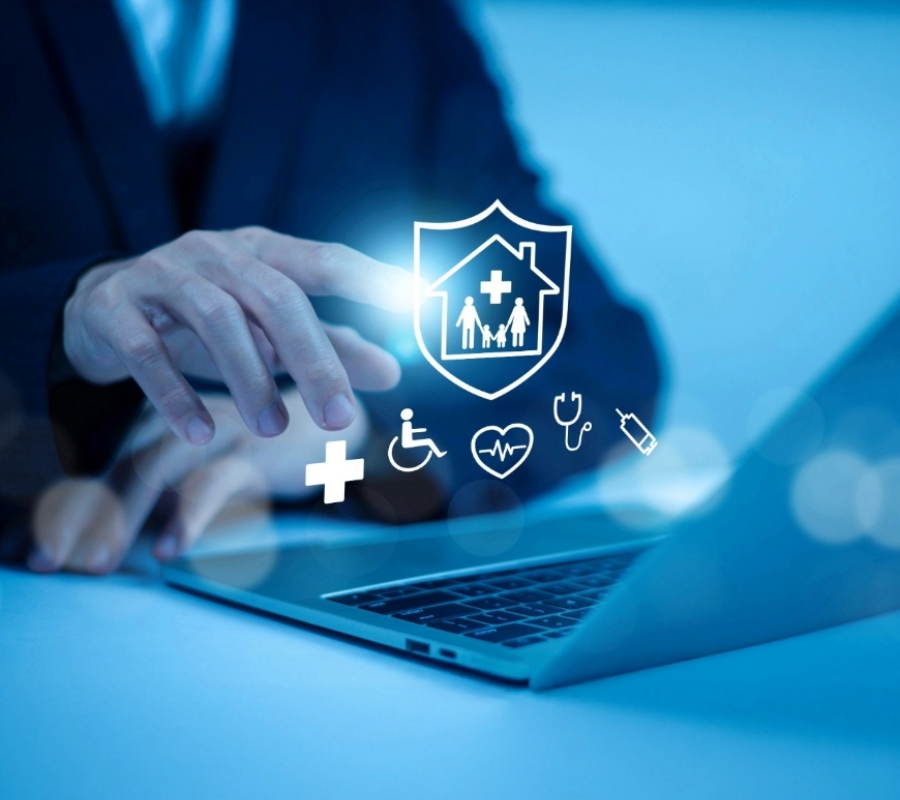 blue image of healthcare choices