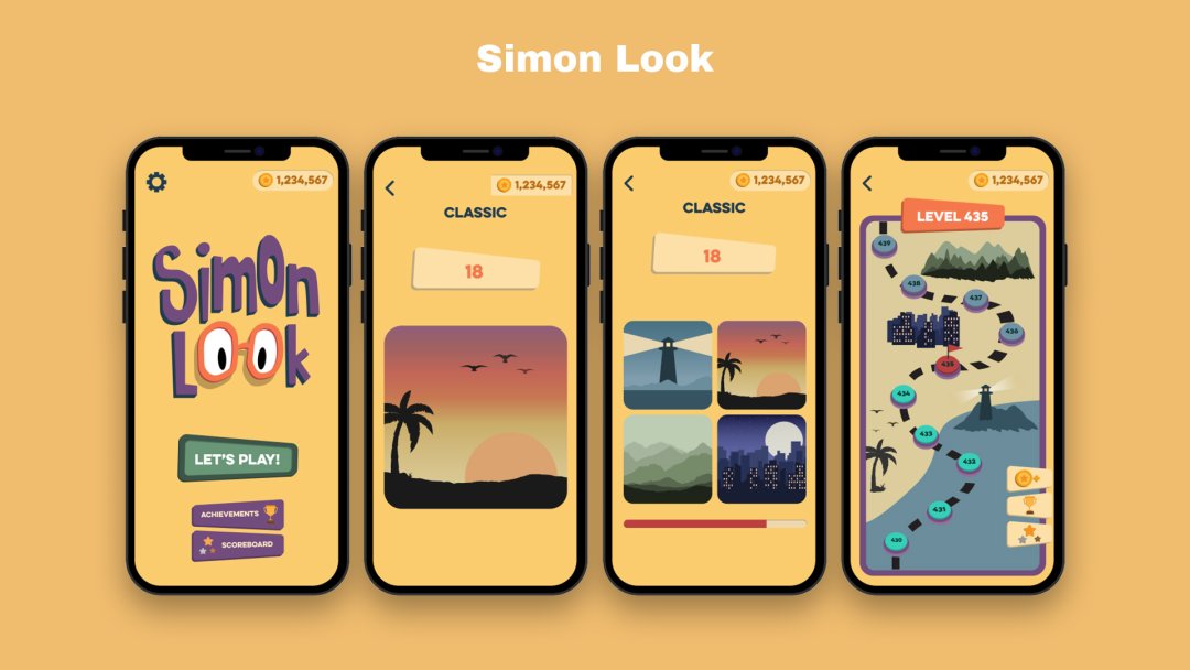 Simon Look Mobile Preview
