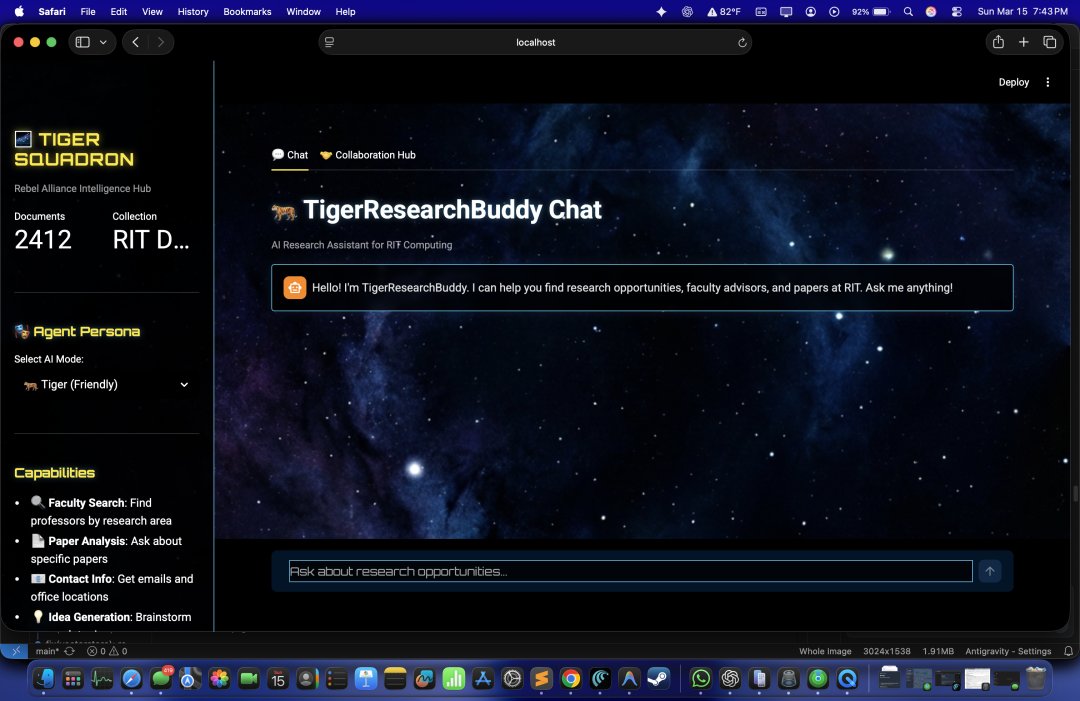 Tiger Buddy Landing Page