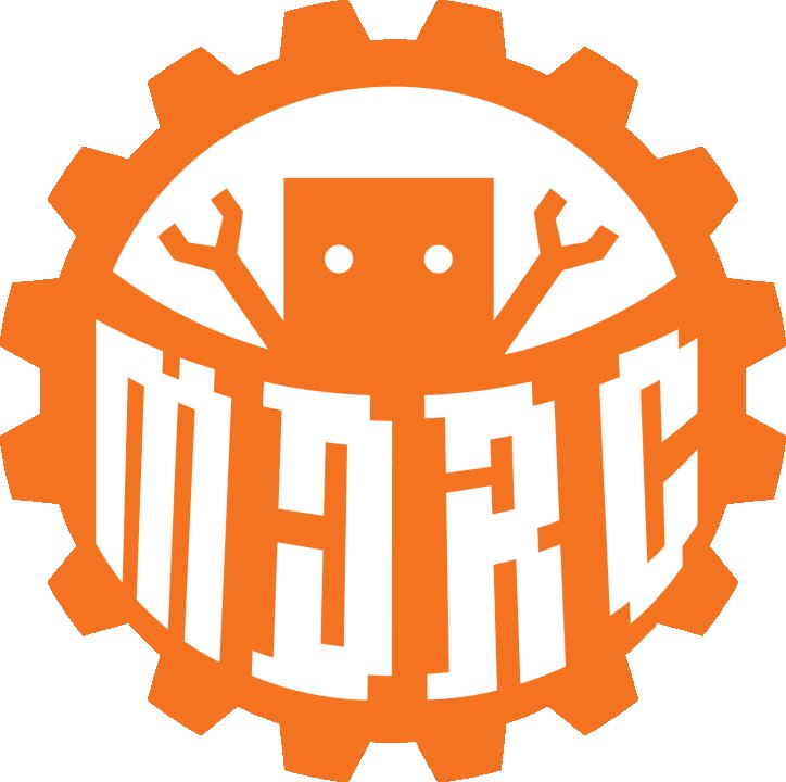 The Multidisciplinary Robotics Club's Logo in orange
