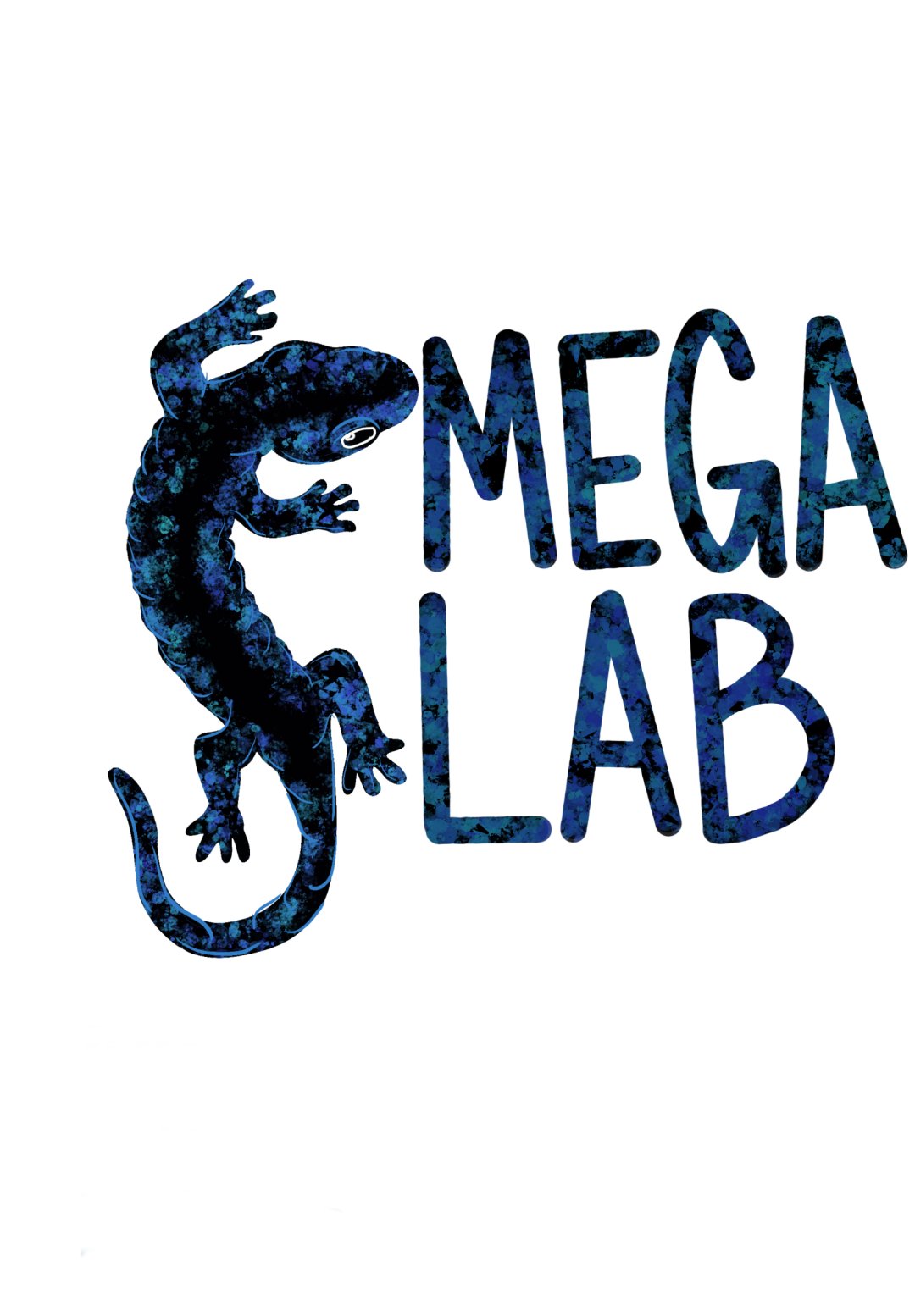 Lab logo displaying blue-spotted salamander