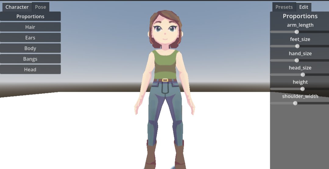 Image of the Figura Character Creator UI