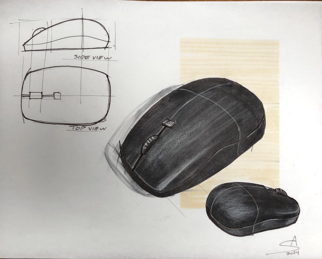 computer mouse sketch 1