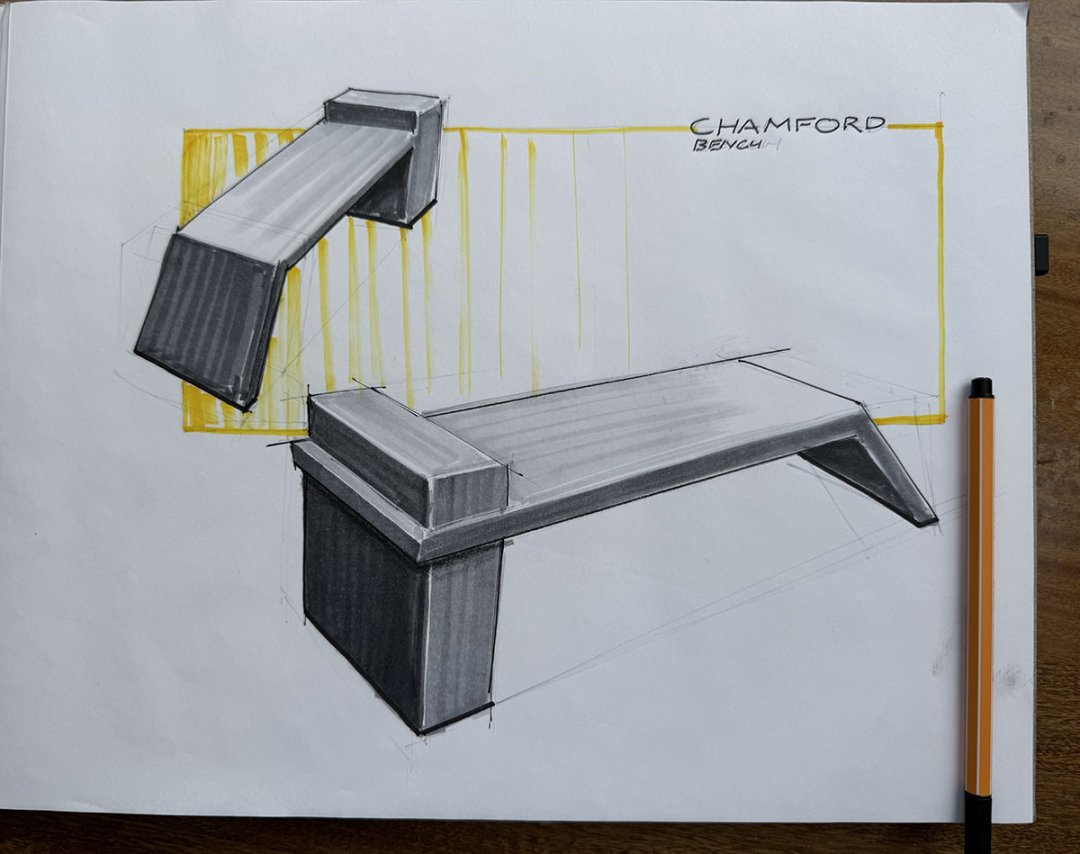 Bench sketch