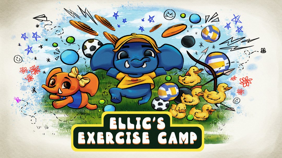 The poster of Ellic's Exercise Camp.