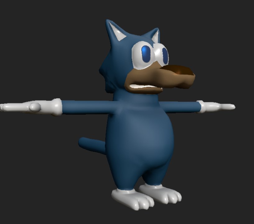 A Model of "Ugly", the mascot of our game