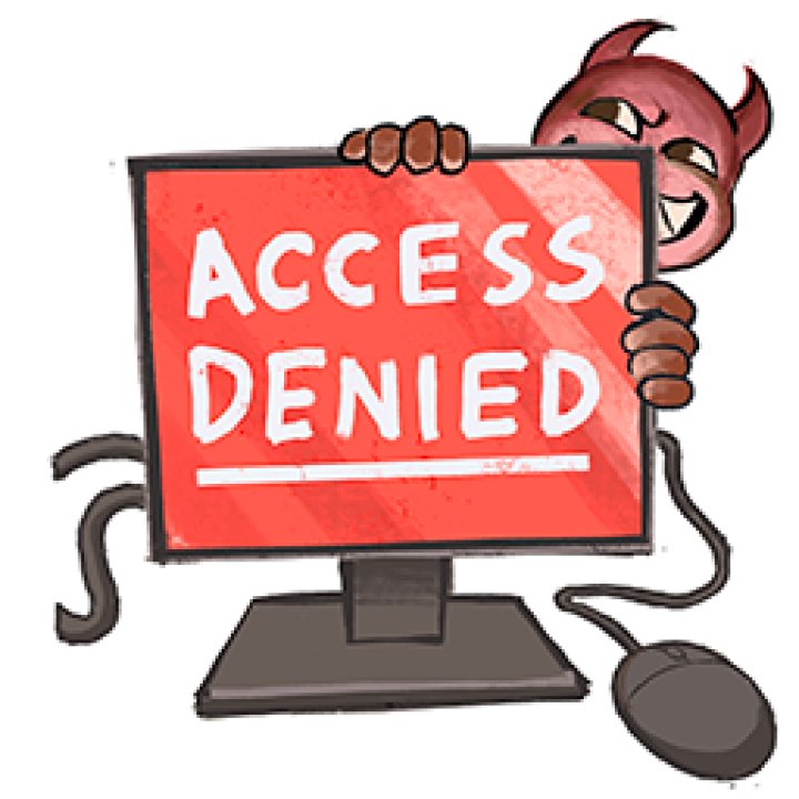 Denying access to a critical system