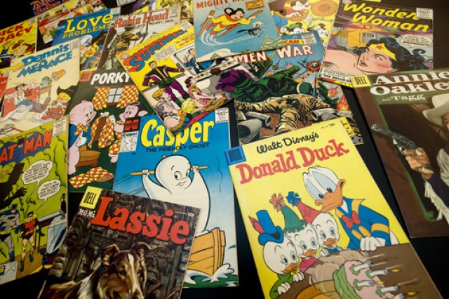 Picture of comic books