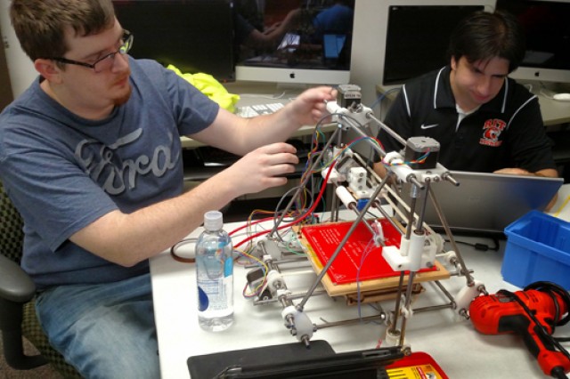 Person working on project