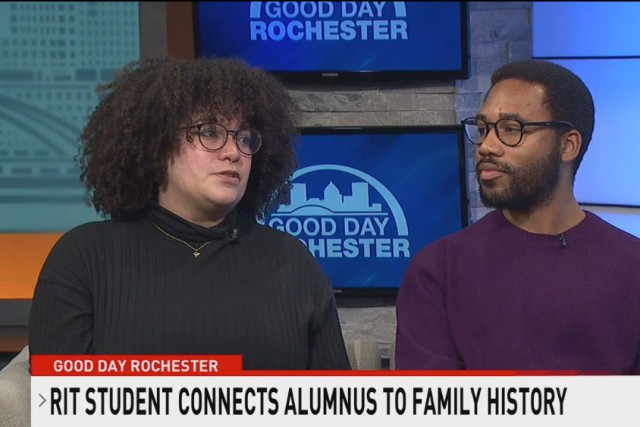 Athena Lemon and Joshua Rashaad McFadden appear on Good Day Rochester 