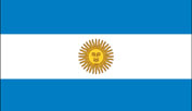 Flag of Argentina.