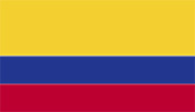 Flag of Colombia.