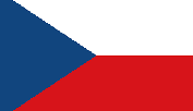 Flag of Czech Republic.