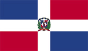 Flag of Dominican Republic.