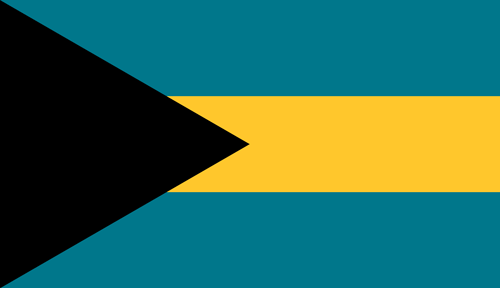 Flag of Bahamas.