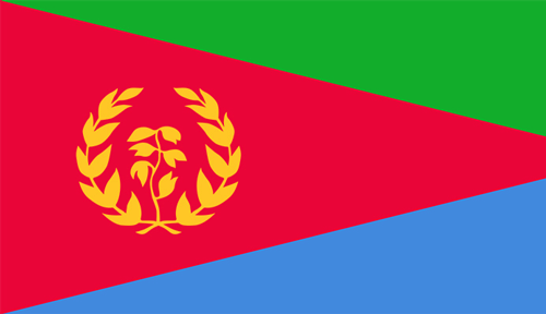 Flag of Eritrea.