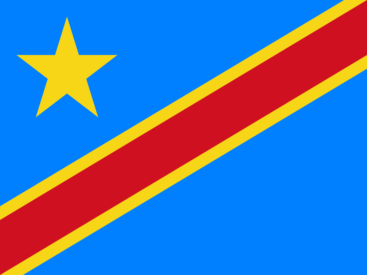 Flag of Congo (Kinshasa)