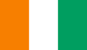 Flag of Cote d'Ivoire.
