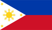 Flag of Philippines.