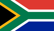 Flag of South Africa.