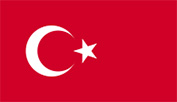 Flag of Turkey.